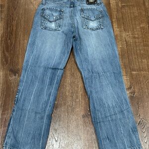 Men's Relaxed Fit Blue Jeans